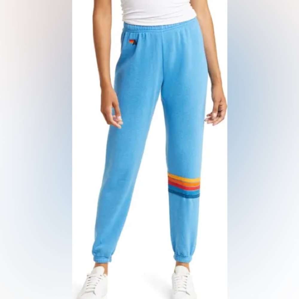 Aviator Nation Rainbow Stitch Pants